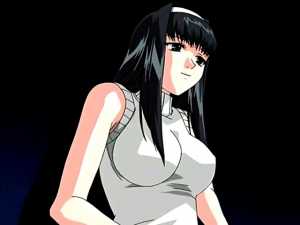 Anime chick sucks horny dick