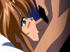 Brutal hentai dudes rape girl