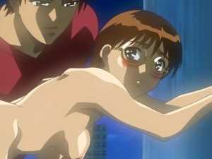 Anime chick permits slap ass