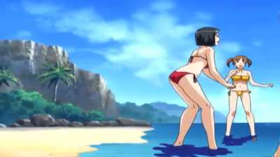 Hentai girls on the beach - Resort Boin #1