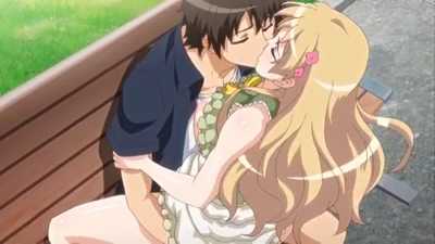 Hentai kiss in park - Eroge! H mo Game mo Kaihatsu Zanmai #1
