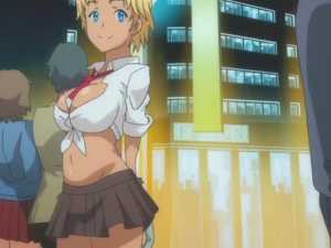 Monster Boobs Hentai Blonde Teen Girl - Sei Yariman Gekuen Enkou Nikki