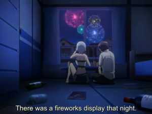 Hentai Couple Watching Firework - Tropical Kiss #1