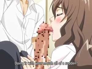 Anime Girl Horny Suck Dick - Genkaku Cool Na Sensei Ga Aheboteochi #1