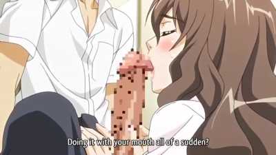 Anime Girl Horny Suck Dick - Genkaku Cool Na Sensei Ga Aheboteochi #1