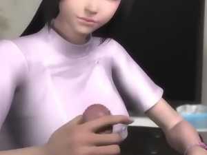 Sexy Hentai Sex Nurse Collects Sperm